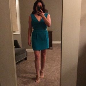 BCBG Generation Green Jewel Tone Dress